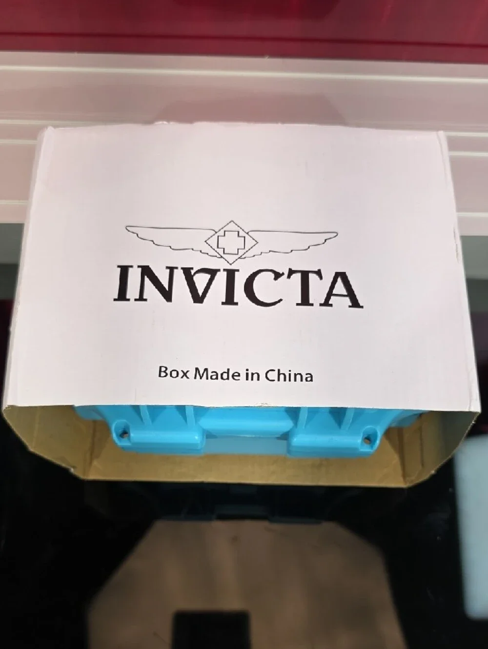Invicta Pro Diver Chronograph Blue Dial Gold Case Blue Silicone Watch New